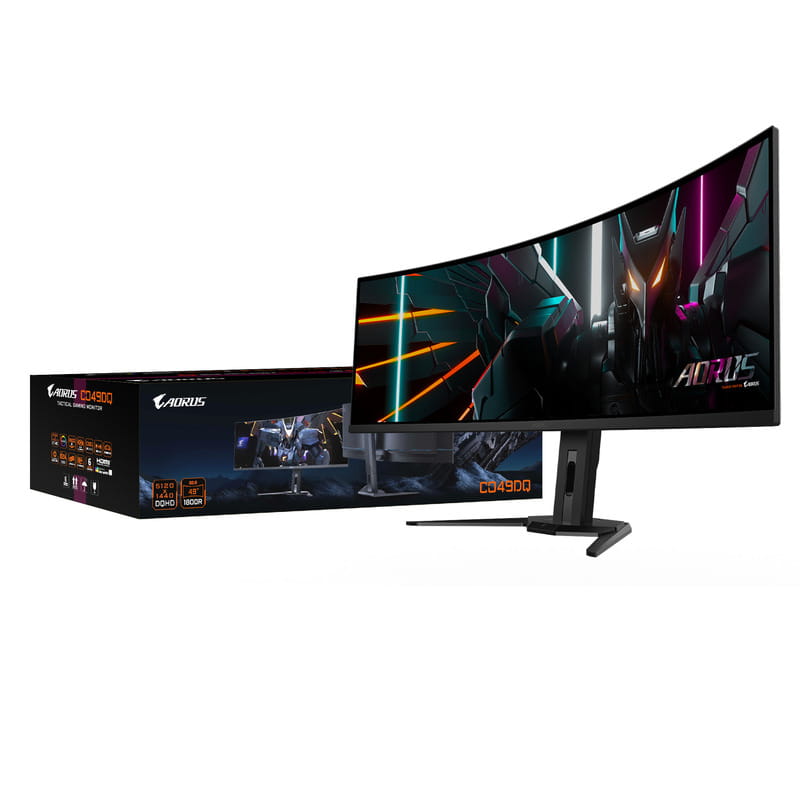 Монітор Gigabyte 49" Aorus CO49DQ OLED Black Curved 144Hz