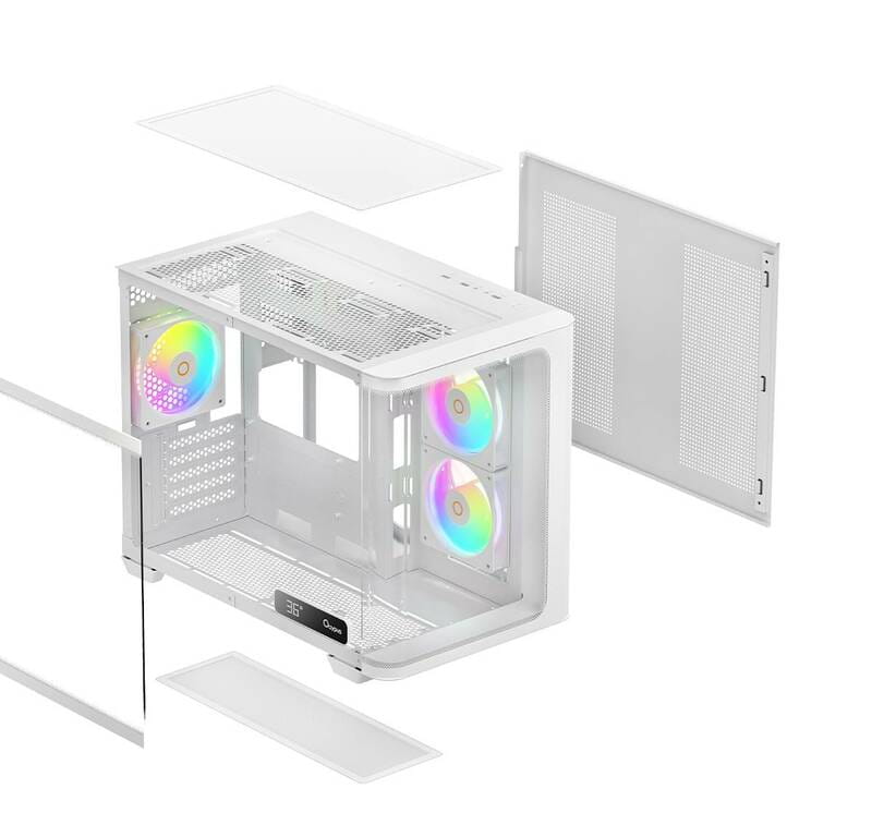 Корпус Ocypus Iota C50 Curve ARGB White (IOTA-C50-WHD300CD-GL)
