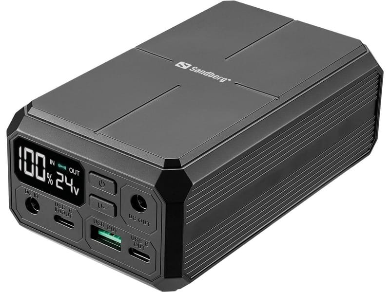 Универсальная мобильная батарея Sandberg Laptop 27000mAh PD 100W Black (421-13)