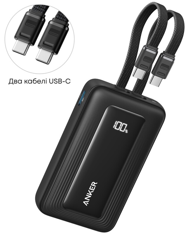 Универсальная мобильная батарея Anker Zolo 20000mAh 45W Black (A1681H12)