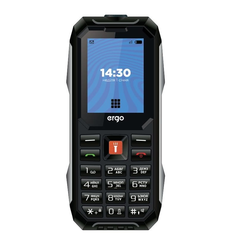 Мобiльний телефон Ergo E182 Dual Sim Black