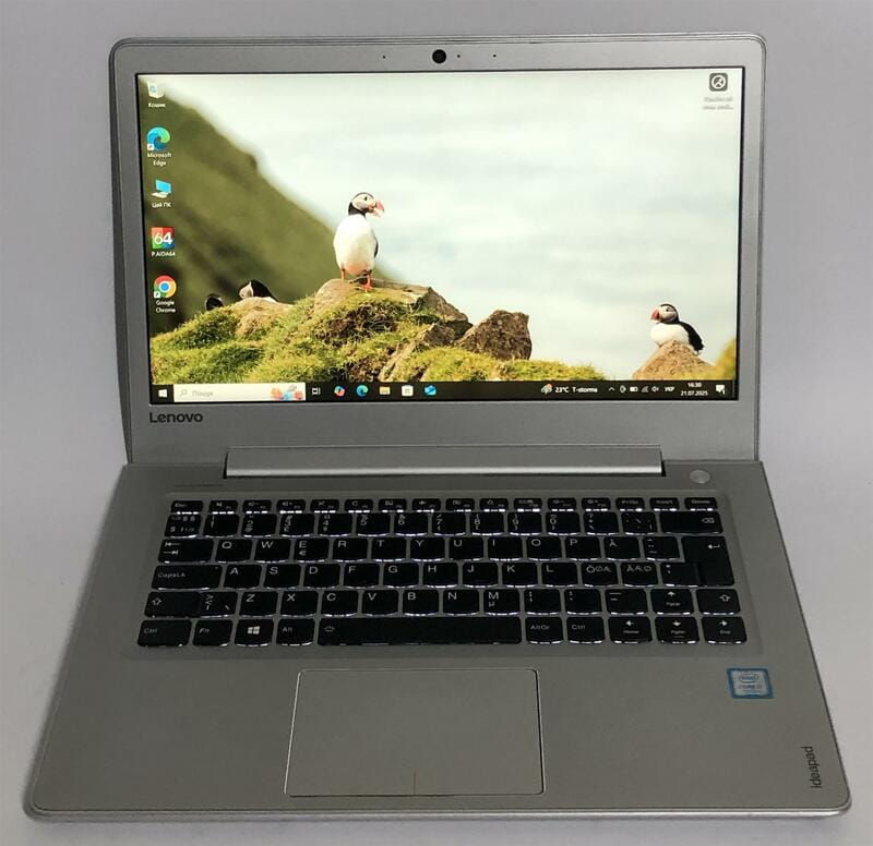 Ноутбук Lenovo Ideapad 510S-13IKB / 13.3" FullHD IPS / i7-7500U / 8GB / 128GB SSD / Win10Pro / Backlight - Б/в