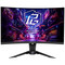 Фото - Монітор ASRock 27" PG27QRT2A VA Black 180Hz  Curved | click.ua