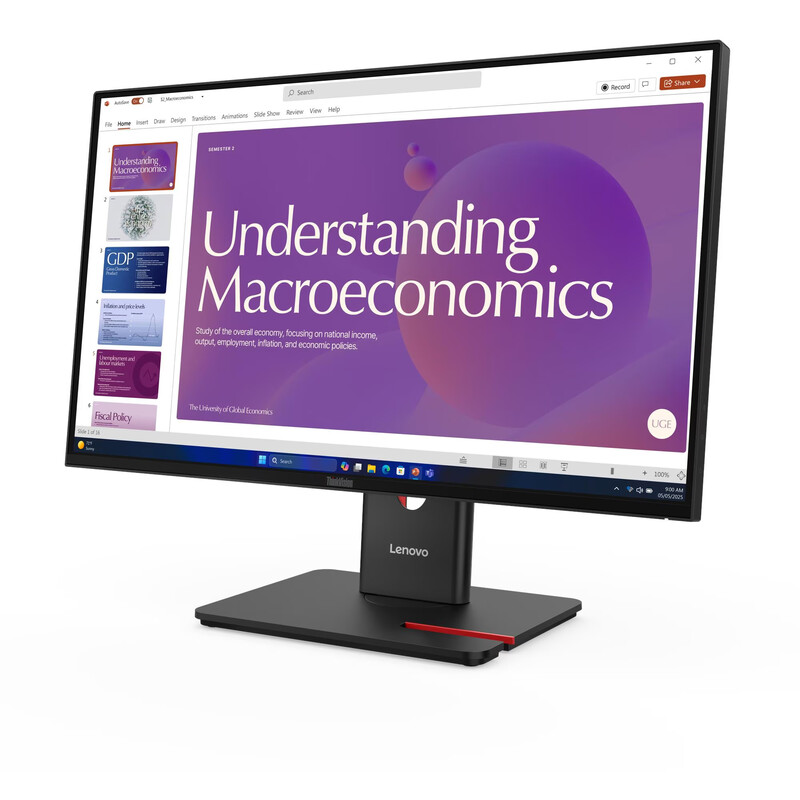 Монитор Lenovo 23.8" ThinkVision T24D-40 (64B9GAT1UA) IPS Black 120Hz