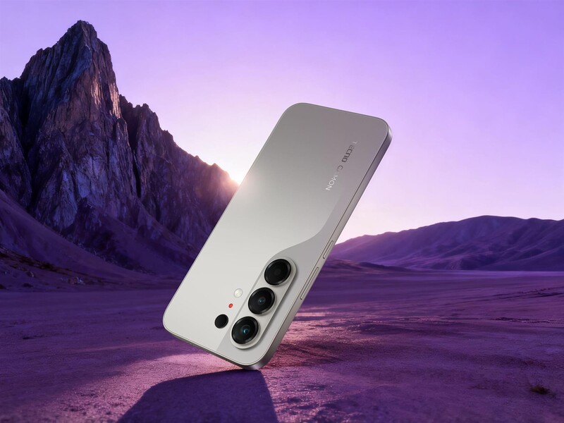Смартфон Tecno Camon 50 (CN5) 12/256GB Nebula Titanium (4894947116230)