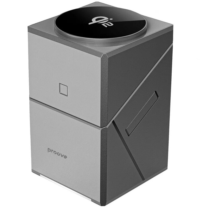 Беспроводное зарядное устройство Proove Iron Hide 3in1 15W Gray (WSIH15000003)