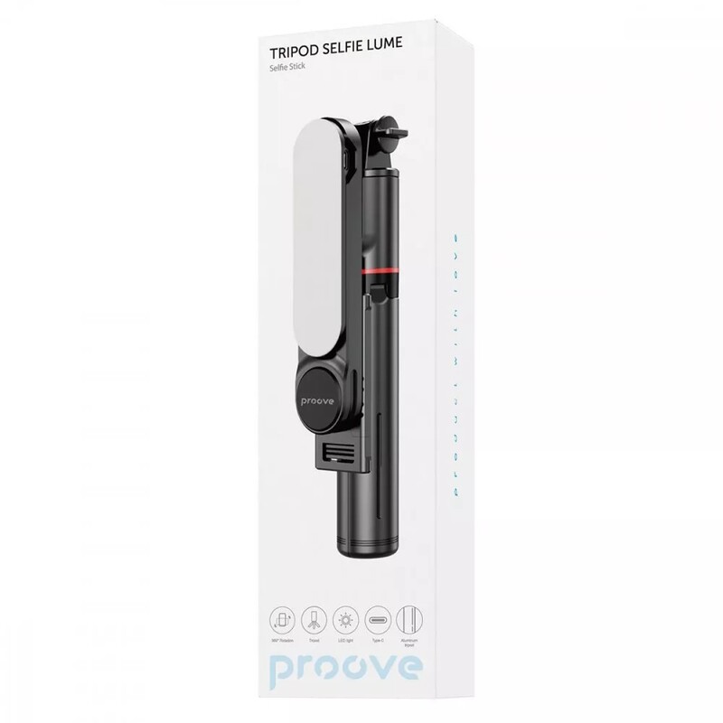 Трипод Proove Selfie Lume 1110 мм Black (MPSL00010001)