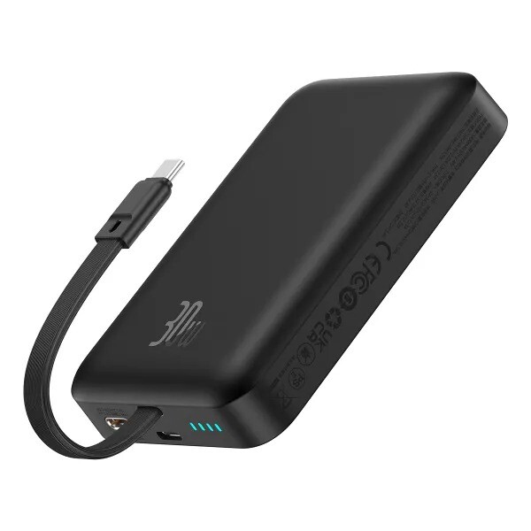 Універсальна мобільна батарея Baseus Magnetic Mini 10000mAh, 30W Black (P1002210B113-00)
