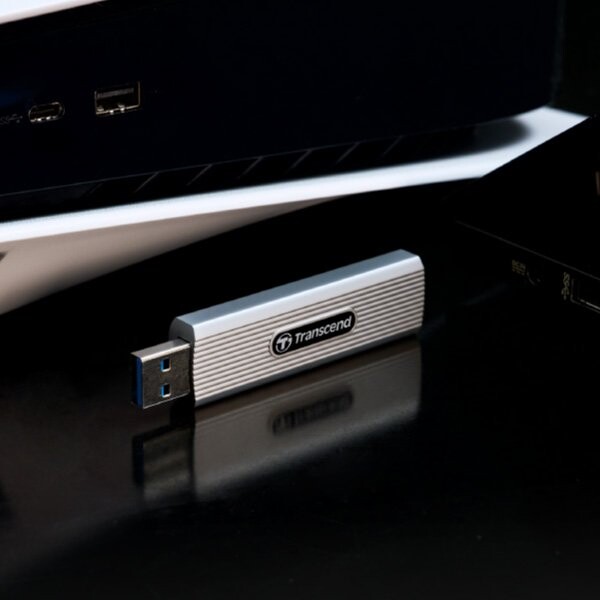 Накопичувач зовнішній SSD USB 3.2 1TB Transcend ESD320A Silver (TS1TESD320A)