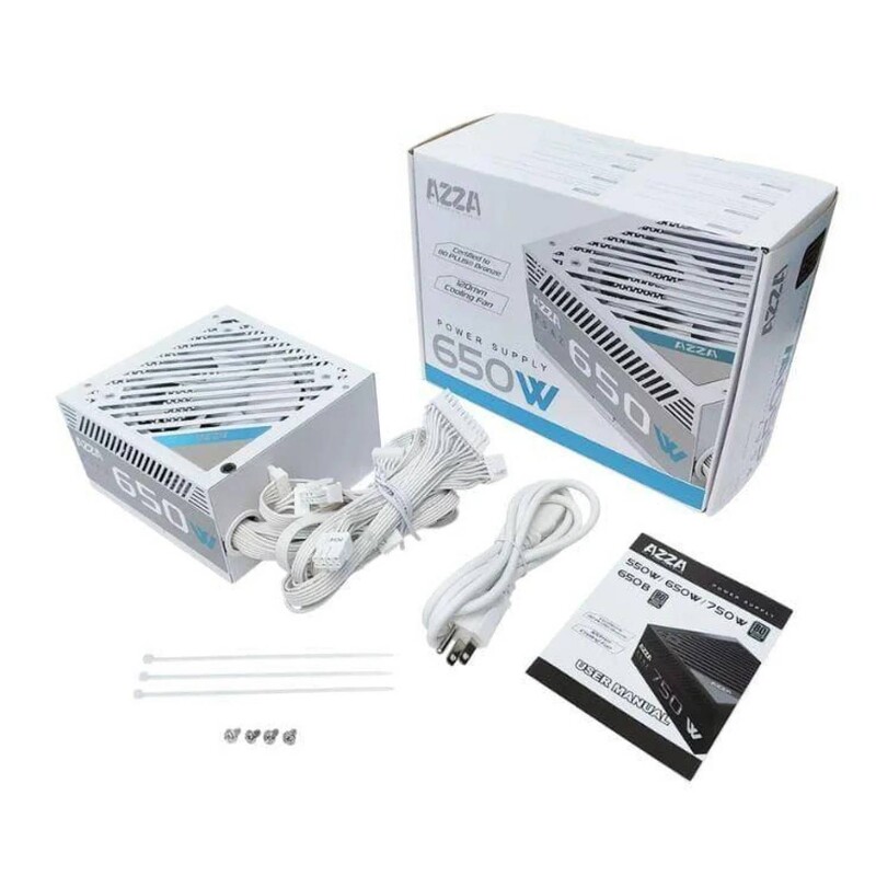 Блок питания AZZA PSAZ-650B(ATX3.1) White 650W
