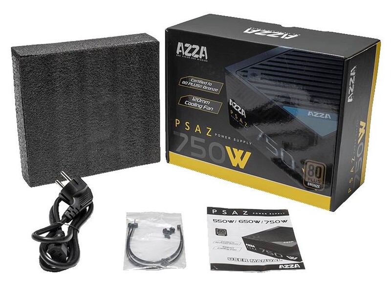 Блок питания AZZA PSAZ-750W (PSAZ-750W)