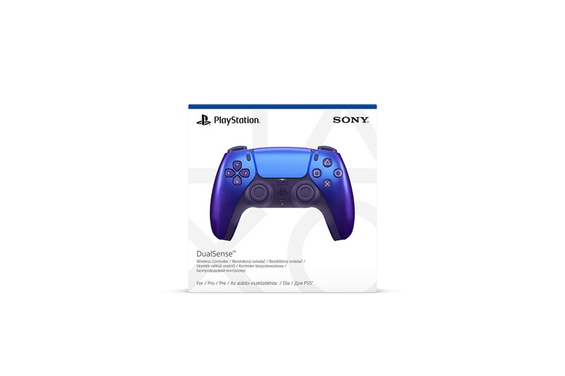 Геймпад бездротовий Sony PlayStation 5 DualSense Chrome Indigo (1000050597)