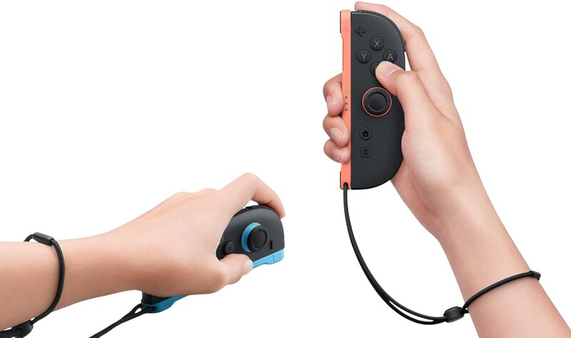 Набор 2 контроллера Nintendo Joy-Con 2 Light Blue/Light Red (0045496321413)