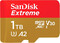 Фото - Карта пам`ятi MicroSDXC 1TB UHS-I Class 10 R190/W130MB/s SanDisk Extreme V30 A2 U3 + SD Adapter (SDSQXAV-1T00-GN6MA) | click.ua
