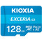 Фото - Карта памяти MicroSDXC 128GB UHS-1 U3 Class 10 Kioxia Exceria G3 V30 + SD-адаптер (LMEX3L128GG2) | click.ua