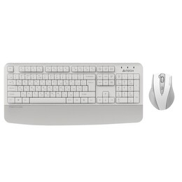 Комплект (клавіатура, миша) бездротовий A4Tech Fstyler FG2500S Plus White