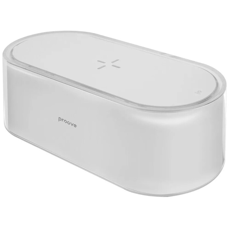 Нічник із бездротовою зарядкою Proove Glow White (PLPG00102002)