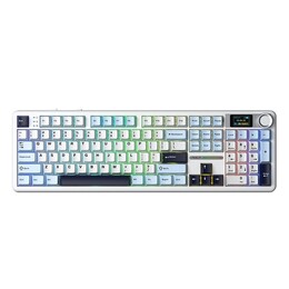 Клавиатура беспроводная Aula F108 Pro White (6978080501318)