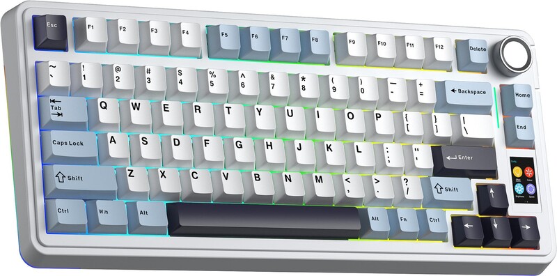 Клавіатура бездротова Aula S75 Pro White (6978080502148)