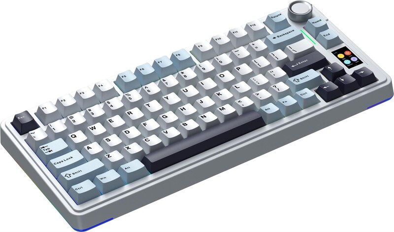 Клавіатура бездротова Aula S75 Pro White (6978080502148)