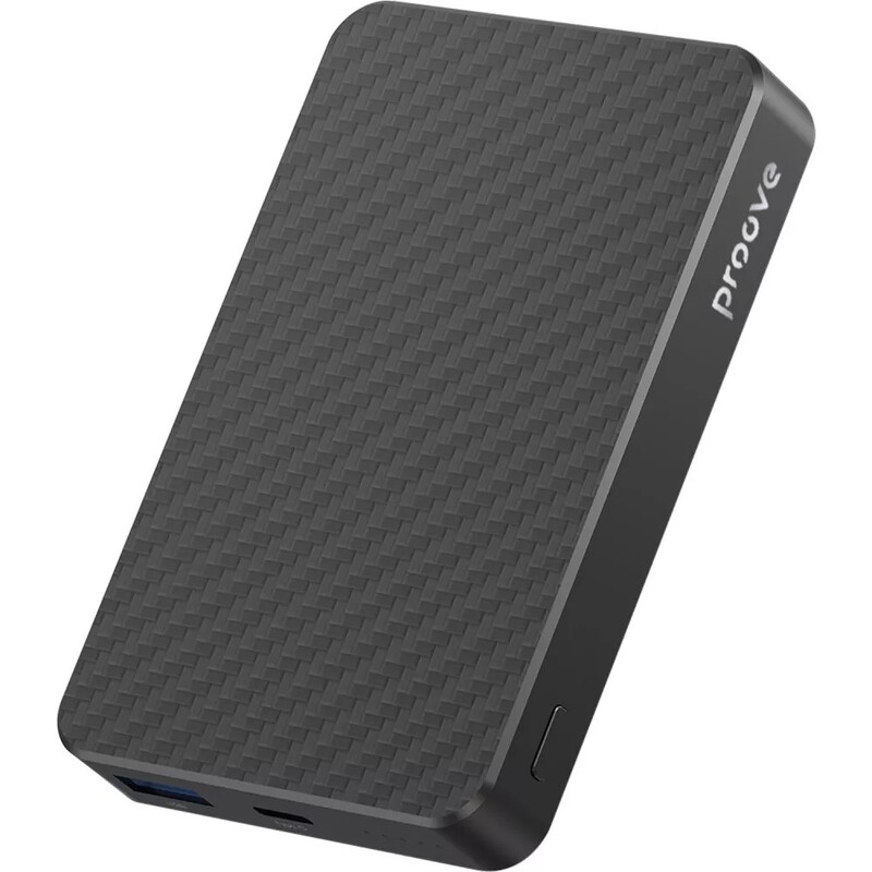 Универсальная мобильная батарея Proove Carbon Slim 22.5W 10000mAh Black (PBCS22110001)