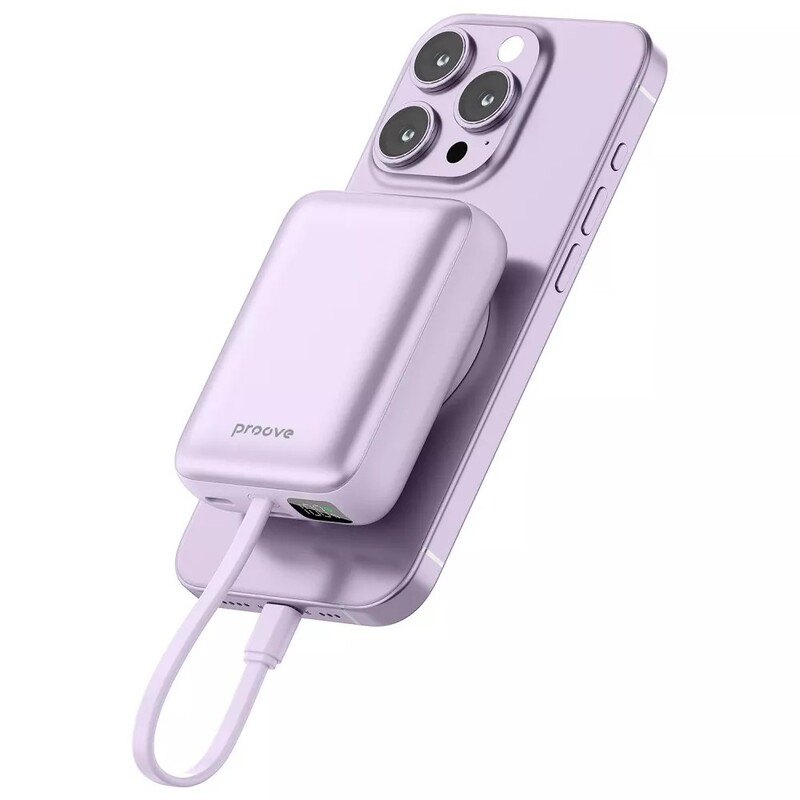 Універсальна мобільна батарея Proove Neutron 22.5W 10000mAh Purple (PBNE22022209)