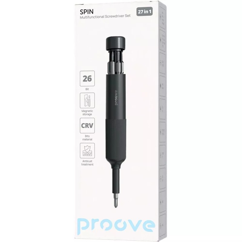 Набір викруток Proove Spin 27in1 MTSS27000003 Gray