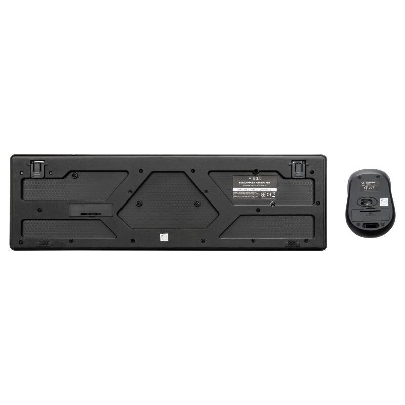 Комплект (клавіатура, мишка) бездротовий Vinga KBSW-100 Black