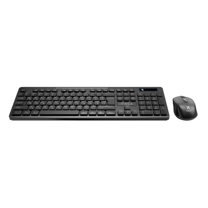Комплект (клавіатура, мишка) бездротовий Vinga KBSW-100 Black
