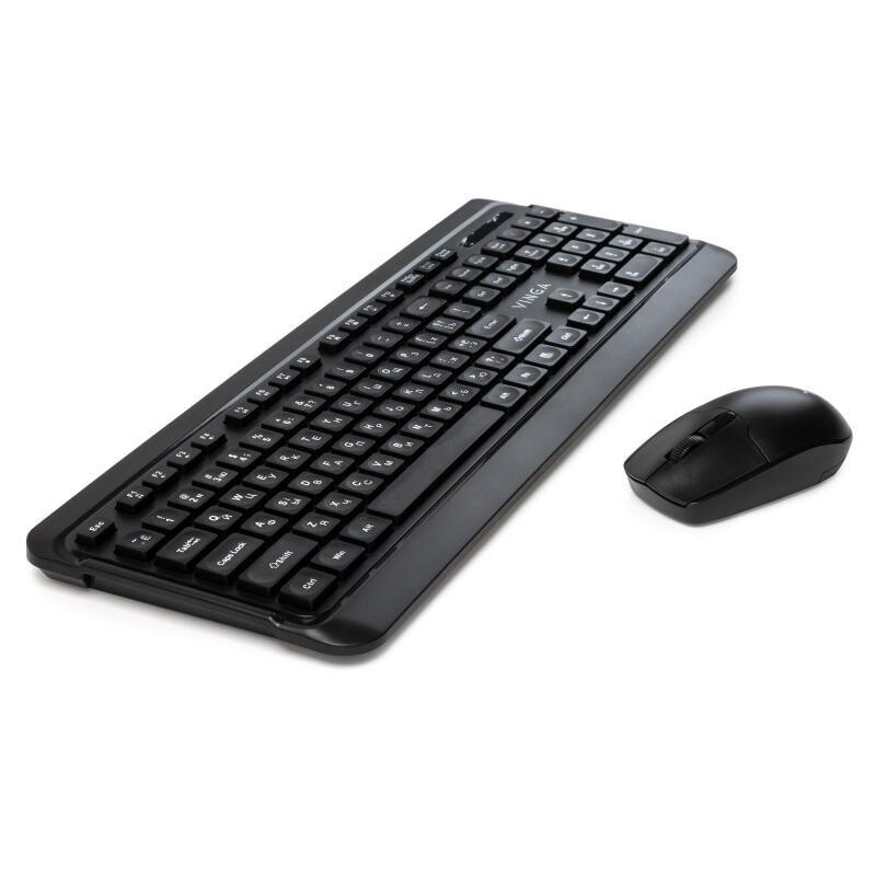Комплект (клавіатура, мишка) бездротовий Vinga KBSW-110 Black