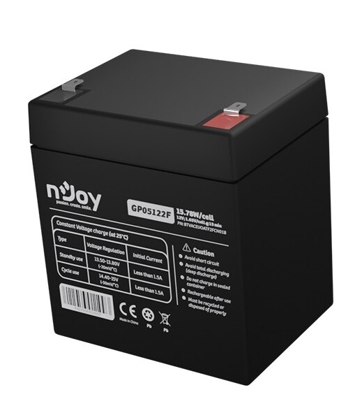 Аккумуляторная батарея Njoy GP05122F 12V 5AH (BTVACEUOBTO2FCW01B) AGM