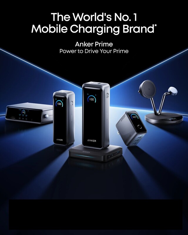 Універсальна мобільна батарея Anker Prime 26000mAh 300W Black (A110AH11)