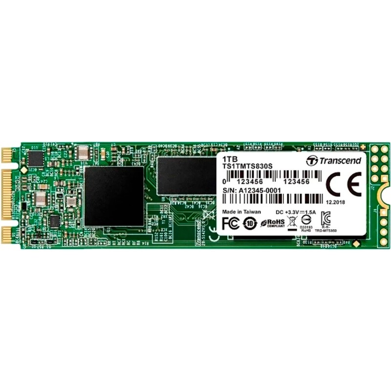 Накопичувач SSD 1TB Transcend 830S M.2 2280 SATAIII 3D TLC (TS1TMTS830S)