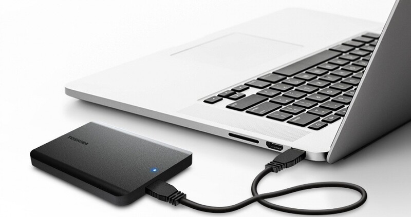 Внешний жесткий диск 2.5" USB 1.0TB Toshiba Canvio Basics EXCL Black (HDTB510MK3AA)