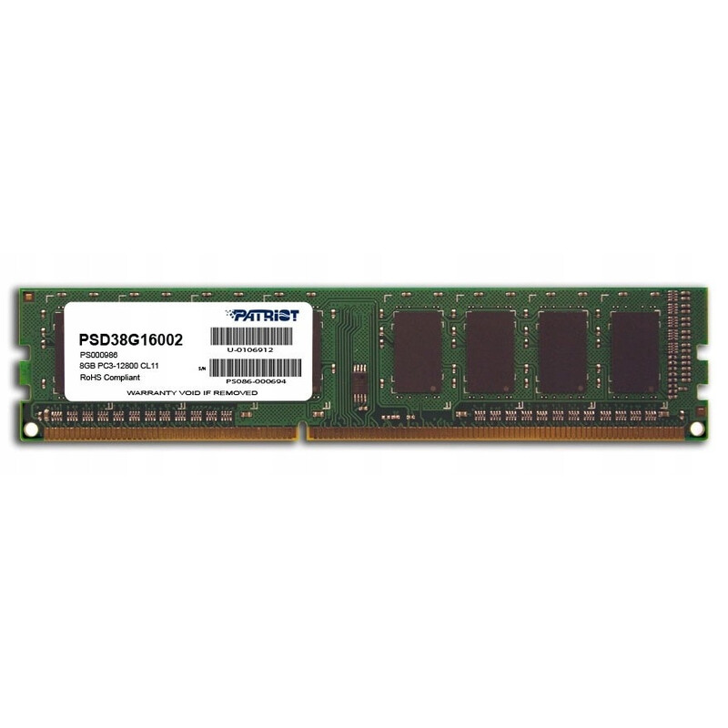Модуль пам`яті DDR3 8GB/1600 Patriot Signature Line (PSD38G16002)