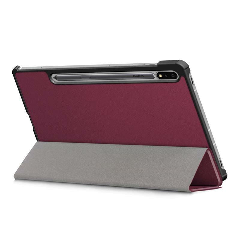 Чехол-книжка BeCover Smart для Samsung Galaxy Tab S7 SM-T870/SM-T875/Tab S8 SM-X700/SM-X706 Red Wine (705224)