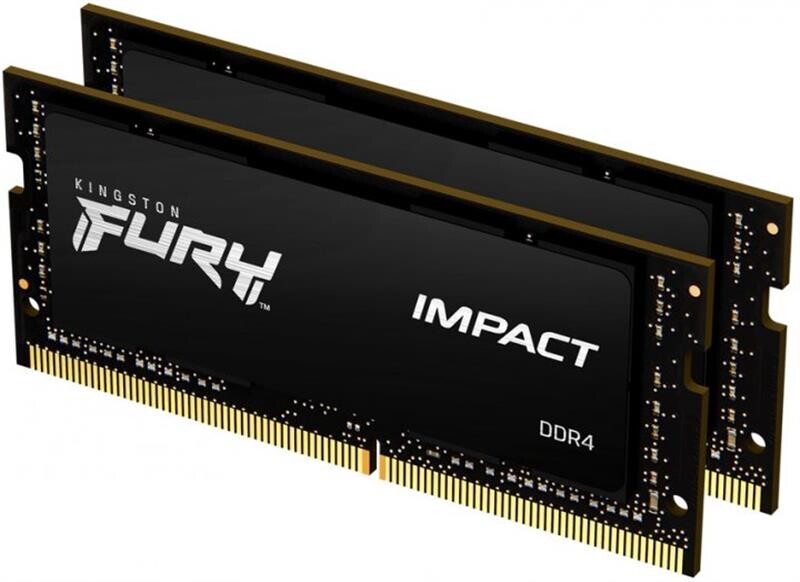 Модуль пам`ятi SO-DIMM DDR4 2x32GB/3200 Kingston Fury Impact (KF432S20IBK2/64)
