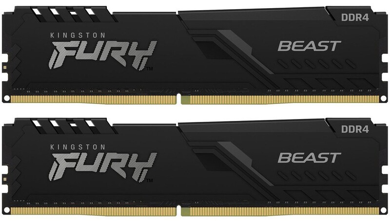 Модуль пам`ятi DDR4 2x32GB/3600 Kingston Fury Beast Black (KF436C18BBK2/64)