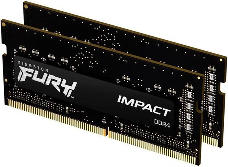 Модуль пам`ятi SO-DIMM DDR4 2x8GB/3200 Kingston Fury Impact (KF432S20IBK2/16)