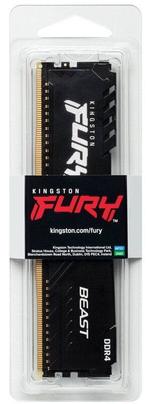 Модуль памяти DDR4 16GB/3200 Kingston Fury Beast Black (KF432C16BB1/16)