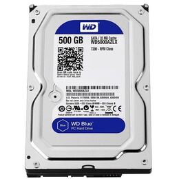 Накопичувач HDD SATA  500GB WD Blue 7200rpm 32MB (WD5000AZLX)