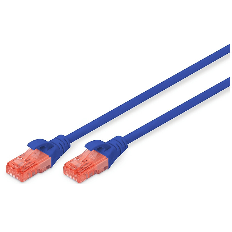 Патч-корд Digitus (DK-1612-050/B) CAT 6, U/UTP, 5 м, AWG 26/7, PVC, синий