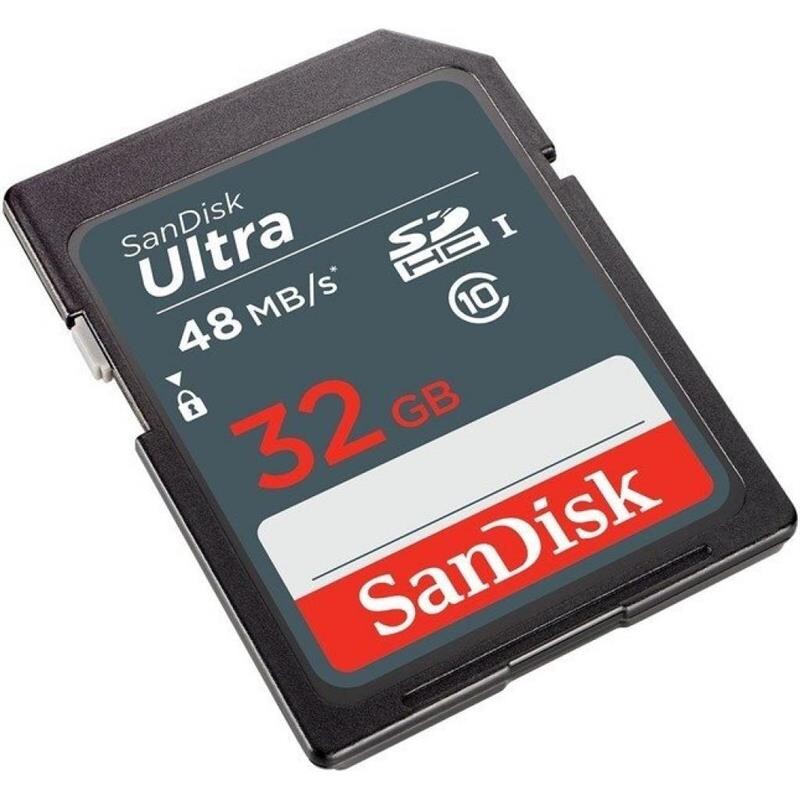 Карта пам`яті SDHC 32GB UHS-I Class 10 SanDisk Ultra (SDSDUNR-032G-GN3IN)