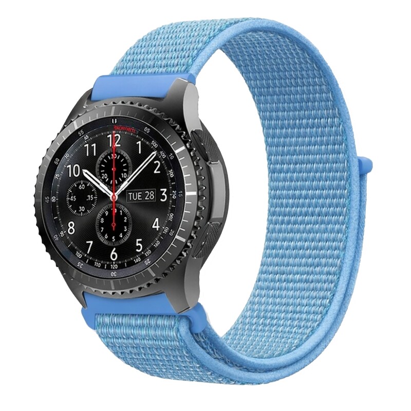 Ремінець BeCover Nylon Style для Nokia/Withings Steel/Steel HR Aqua Blue (714999)