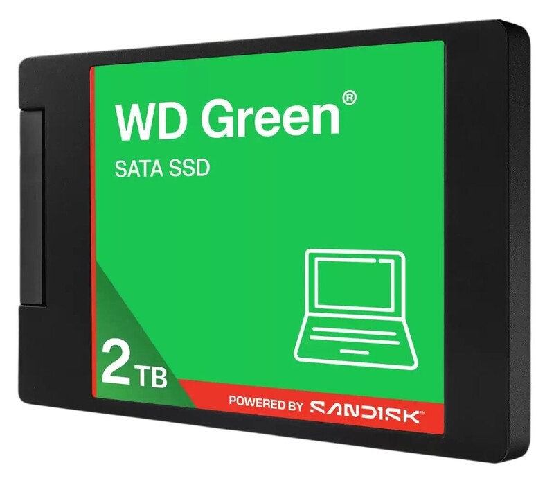 Накопичувач SSD 2TB WD Green 2.5 SATAIII 3D NAND (WDS200T5G0A-00CPT0)