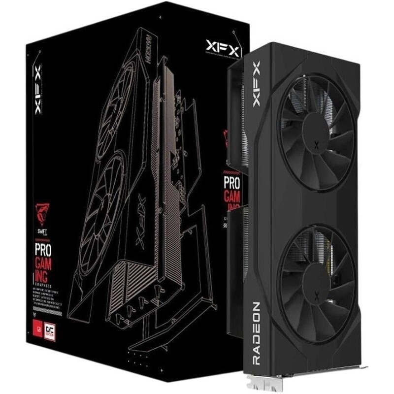 Видеокарта AMD Radeon RX 9060 XT 16GB GDDR6 Swift OC Gaming Edition XFX (RX-96TSW16BQ)