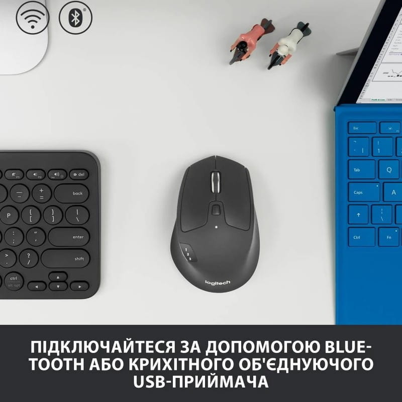 Мышь беспроводная Logitech M720 Triathlon Black (910-004791)