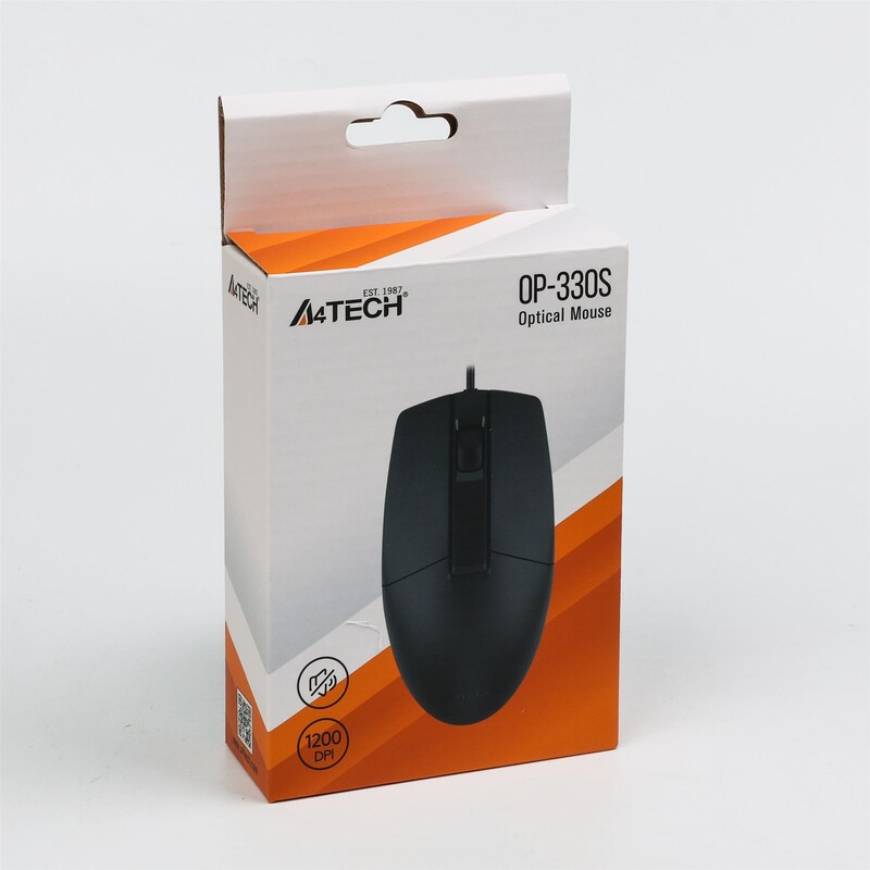 Мышь A4Tech OP-330S Black
