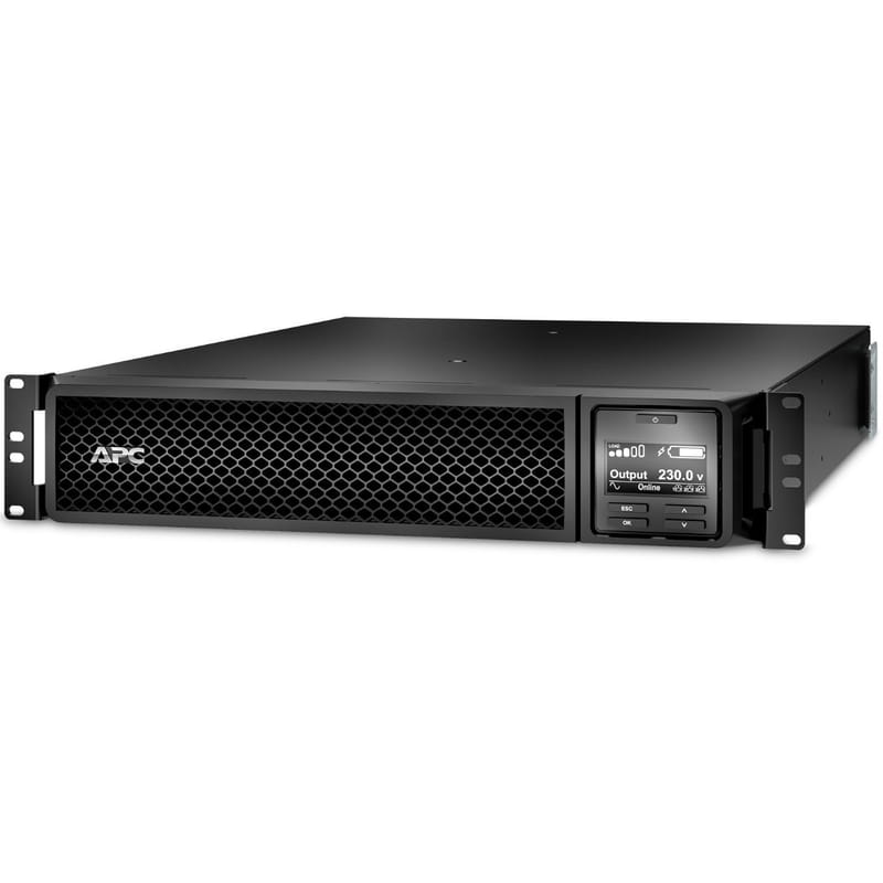 Джерело безперебійного живлення APC Smart-UPS SRT 2200VA, Online, 10 х IEC, RJ-45, USB, метал (SRT2200RMXLI)