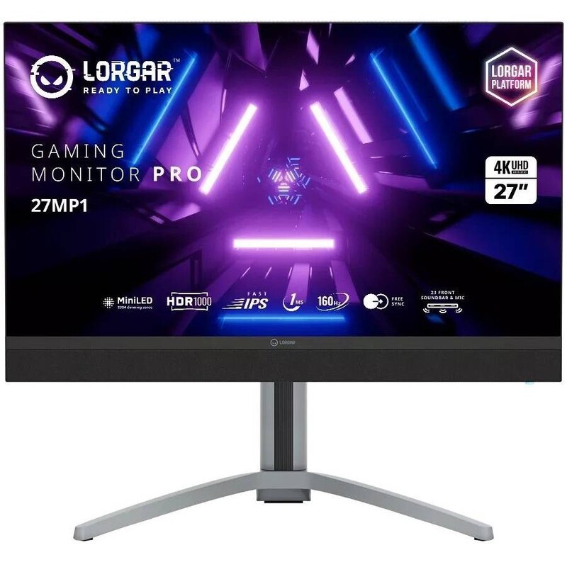 Монитор Lorgar 27" 27MP1 (LRG-27MP1U160-GY) IPS Grey 160Hz